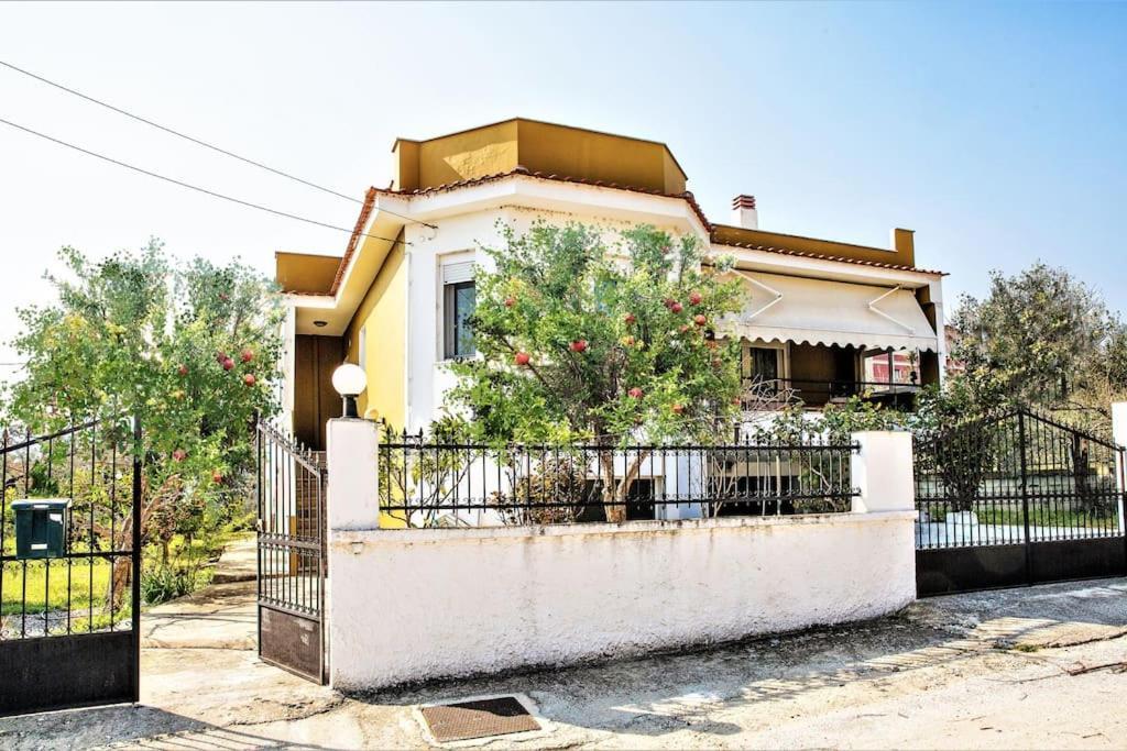 Myrsini' S House Villa Néa Péramos Bagian luar foto